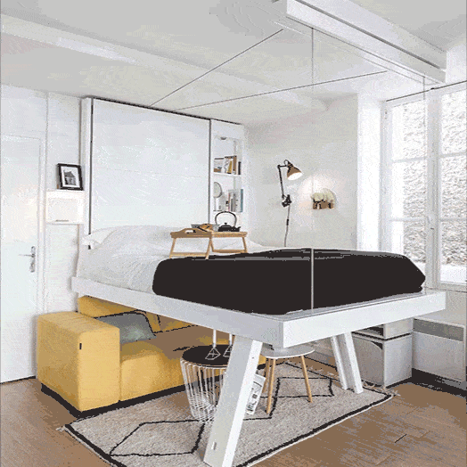 lit escamotable plafond bedUp