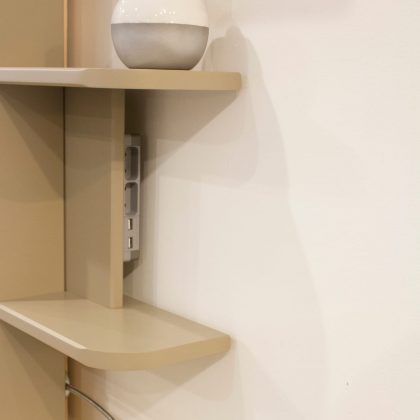 Chevet connecté: 2 prises et 2 USB