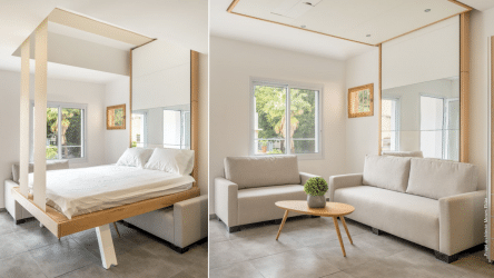 lit escamotable plafond gain de place