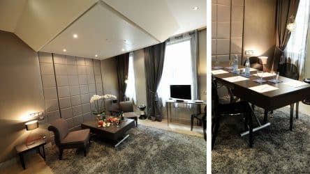 lit escamotable plafond parallèle pour chambre d'hotel étroite